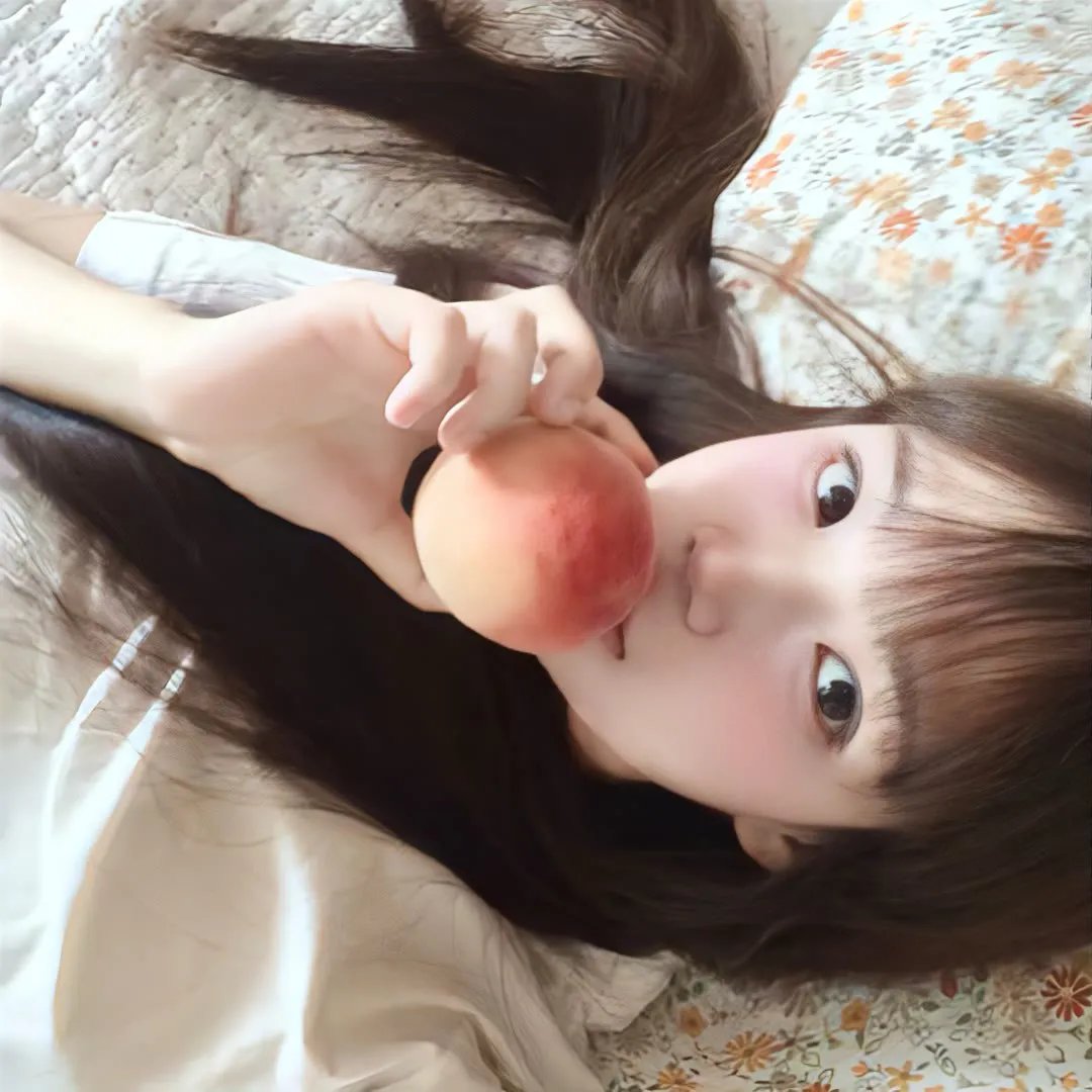 戴流苏耳环的少女